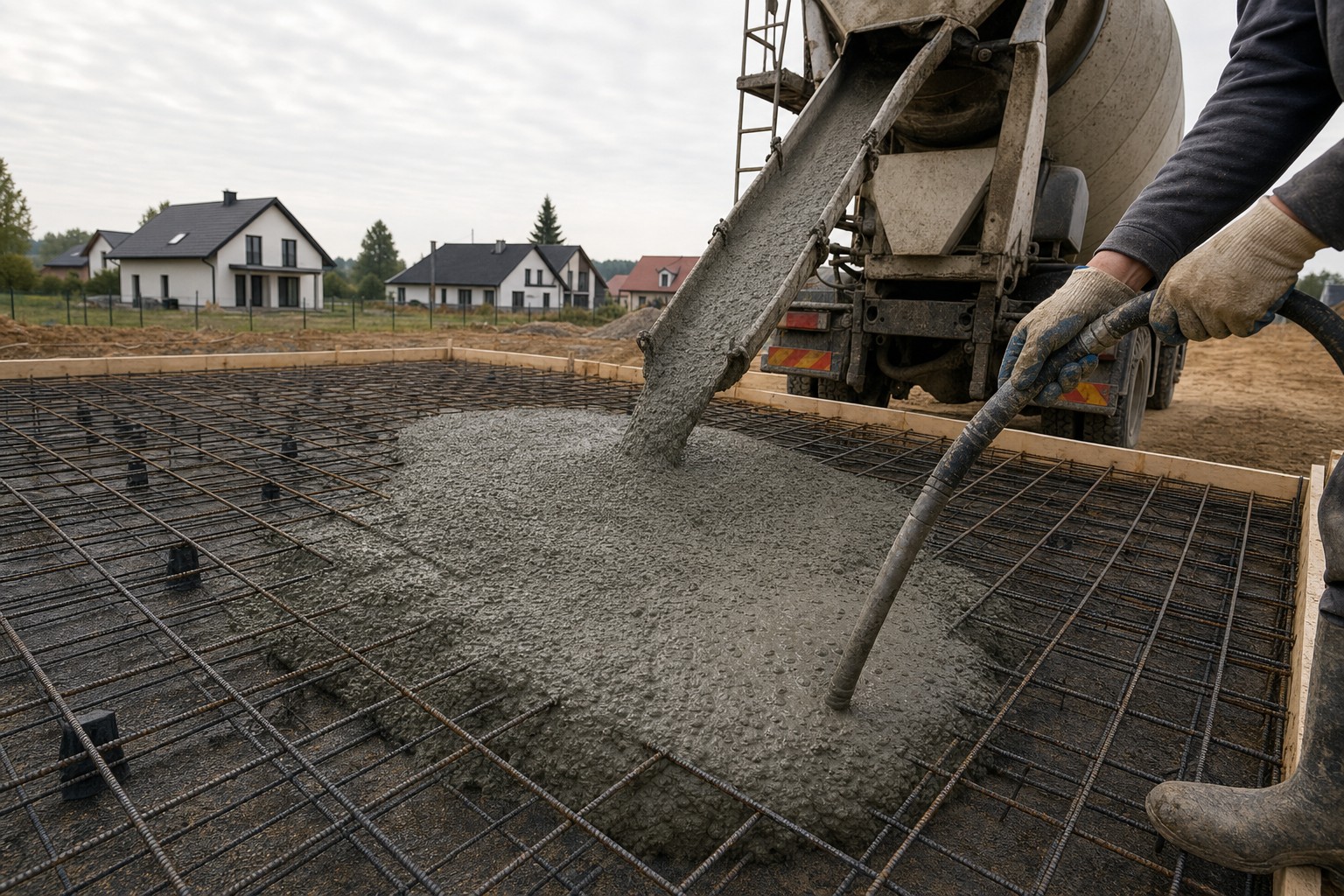 Beton zostaje pod Waszym domem na całe jego życie. Jakie parametry zamówić, żeby fundament pracował dekady bez problemów?