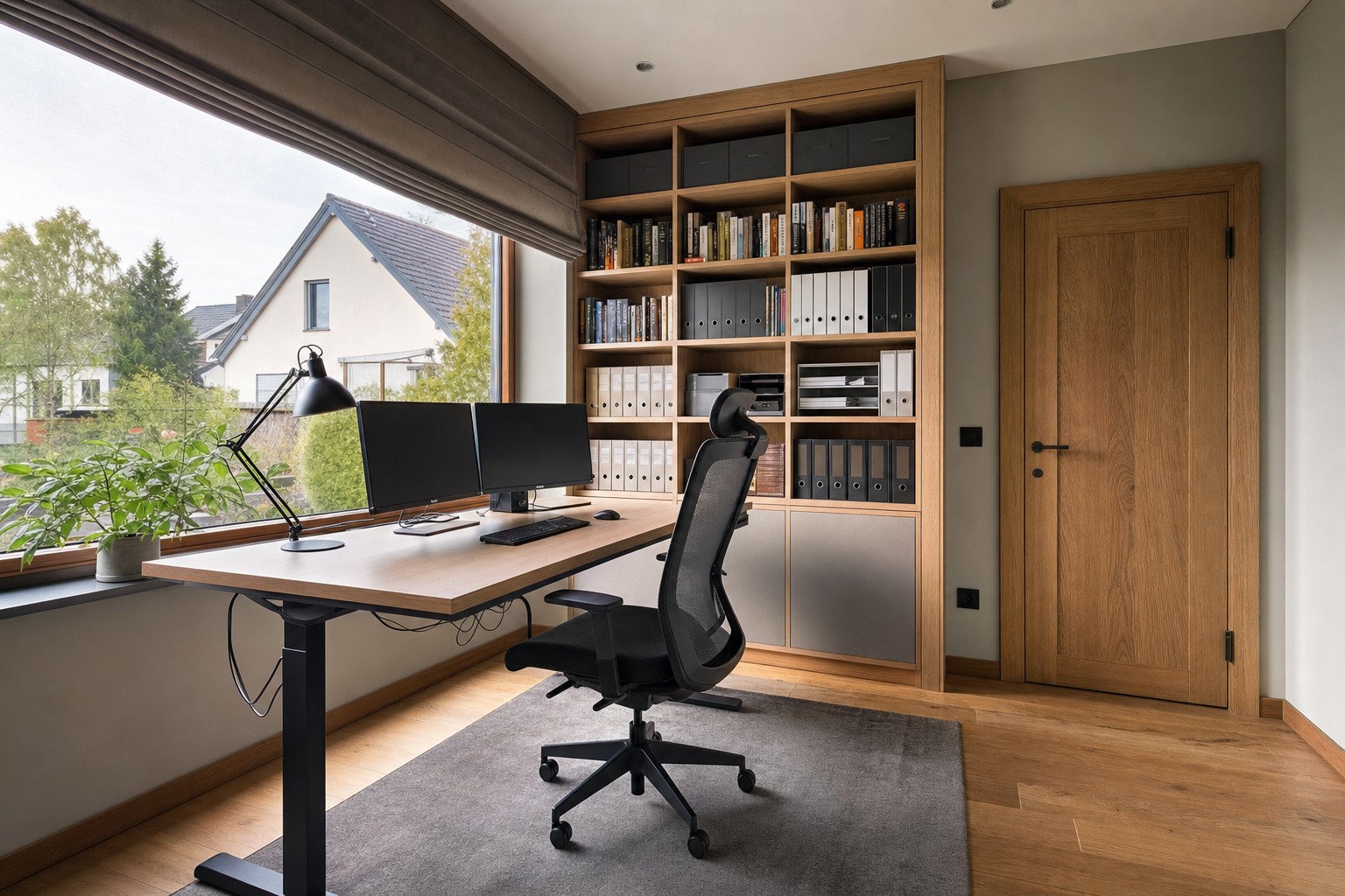Biurko w domu – home office od planu projektu do gotowej przestrzeni