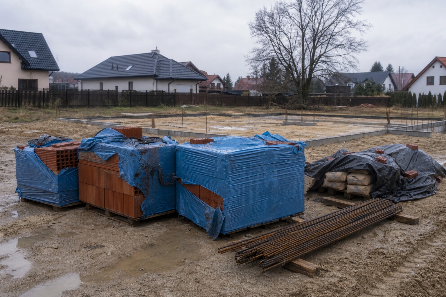 Zakup materiałów przed rozpoczęciem budowy – czy się opłaca?